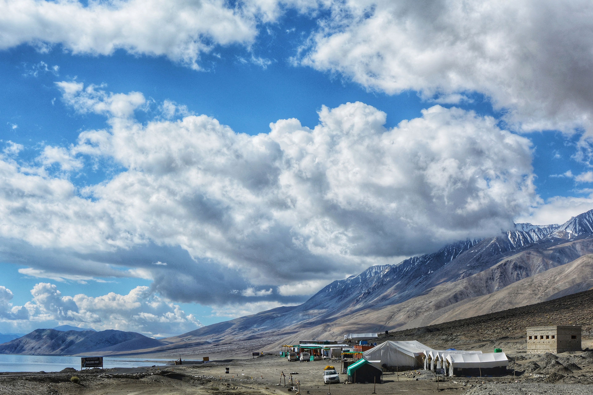 Pangong Tso lake, world’s highest saltwater lake in Leh Ladakh